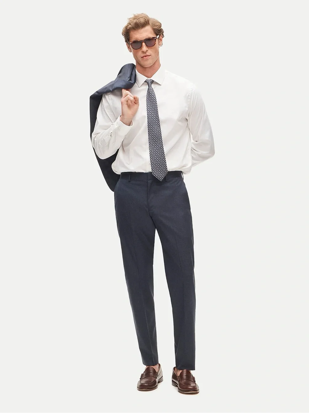 J. CREW Ludlow Slim-fit suit pant in Italian wool Deep Paci 31 $250 NWT 43966